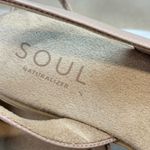 Soul Naturalizer Women's Pink Leather Slingback Flat Shoes Size 10M Neutral Photo 2