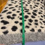 Andthewhy  Black and White Spotted Oversized Sweater Photo 4