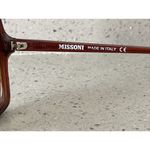 Missoni  Sunglasses Frames Only Brown Red Full rim Italy  MI697-03 58 14 135 Photo 5