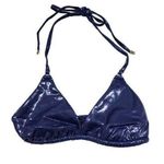 L'Agent by Agent Provocateur Sevilla Bikini Top Glitter Metallic Navy Small NWT Photo 0