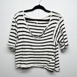 We The Free  Head In The Clouds Womens Top S Linen Cotton Crop Flowy Boho Beach Photo 2