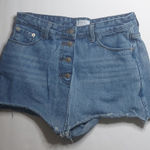 O&O Denimwear Denim Skort Size L Boho Festival Classic Casual Costal Cowgirl Blue Size L Photo 0