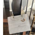 Dior Christian  Lady D-Lite Bag Cannage Embroidered Canvas Medium Photo 3