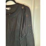 Melissa Paige  Black‎ Sweater with Button Detail on Sleeves size XL Photo 1