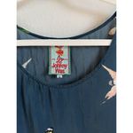 Johnny Was  Summy Short Sleeve Tunic Top Women’s‎ Large Floral Birds Butterflies Photo 7