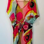 H & M swim dress cover up pink Turk size small Photo 0