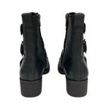 Lucky Brand  Katriny Buckle Straps Riding Boot in Black Leather size 6.5 NWOB Photo 4