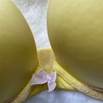 Victoria's Secret Women's Very Sexy Push-Up Lace Trim Bra Yellow, 34D Photo 3
