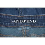 Lands' End Mid Rise Trouser Jeans Women Plus Size 18 Blue Stretch Denim 40X30 Photo 7