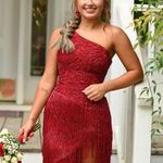 Sherri Hill Homecoming Red Dress 55161 Photo 3