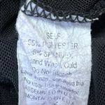 12th Tribe  Tessa Black Mesh Sheer Cutout One Shoulder Cinched Mini Dress Size S Photo 7