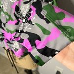 Koral  Womens Paisley Camo Clover Energy Active Crop Hoodie Bandana Troop sz S Photo 77