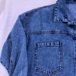 SheIn Double Pocket Button Front Denim Jacket Photo 4