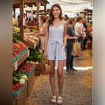 Sugar and L!ps revolve sugarlips striped tie front romper Photo 9