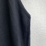 Anatomie Silk Wool Cashmere Sweater XL Black Sleeveless Knit *Flaw/Hole Photo 2