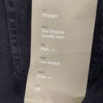 Everlane Womens The Original Cheeky Jeans Stretch Coal Black 26 Crop Photo 7