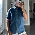 PARKE  Denim Button Up Shirt Photo 7