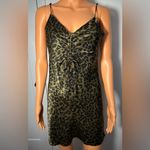 ZARA  Animal Print Mini Dress - Black and‎ Brown Photo 4