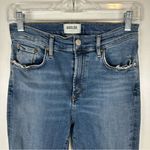 AGOLDE Sophie High-Rise Distressed Skinny Jeans Photo 4