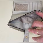 Michael Kors  Adele Double Zip Gold Tone‎ Wristlet Wallet Photo 10
