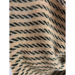 Striped Infinity Scarf Beige & Green Photo 3