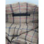 Jenni Kayne  Plaid Button Down Shirt XS Beige Blue Red Long Sleeve Casual Cotton Photo 4