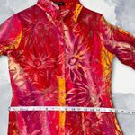 Notations Petite Sheer Floral Button-Up Blouse – Size PS Photo 5