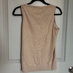 Elie Tahari  gold tank with gold shimmer size small Photo 2
