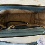 Michael Kors Sophie Surf Blue Soft Leather Small Messenger Crossbody Bag Photo 7