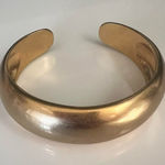 Madewell  Gold Cuff Bracelet | Brushed Matte Metal | Classic Minimal Jewelry Photo 0