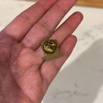 Vintage Hat Trick Top Hat Gold Tone Vintage Lapel Pin National Dart Association Black Photo 2