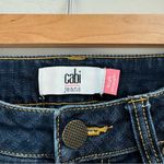 CAbi  High Straight Jeans Distressed Dark Wash High Waist 4 Style #3561 Photo 9