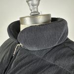 Masaki Matsuka Black Zip Ribbed Texture Jacket Womens Size Large Photo 2