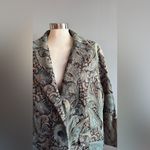 George Paisley Women's Blazer in Black and Blue Size undefined Photo 2