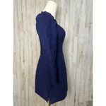 Lilly Pulitzer NWT  Women's‎ Ivanna Long-Sleeve Navy Blue Romper Size 00 Photo 5