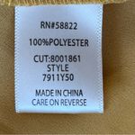 Max Studio Yellow Floral Midi Dress flutter sleeve feminine cottagecore XL Photo 8