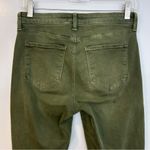 L'Agence  Margo Olive Green Skinny Mid Rise Cropped Ankle Jeans Size 28 Photo 8