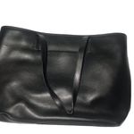 Michael Michael Kors black large leather shoulder bag purse tote Photo 2