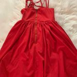Lulus LULU’S CAN’T CAGE ME RED DRESS Photo 6