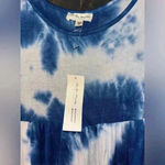 See You Monday  Blue Tie-Dye‎ Maxi Dress Boho Summer Beach Vacation M E15 Photo 3