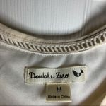 Double Zero  Tan/Cream Cold Shoulder Long Sleeve Dress M Photo 1