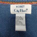 Vintage Koret City Blues knitted zip up vest size large Red Photo 3