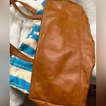 Vera Wang Blue striped tote Photo 3