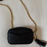 Yves Saint Laurent Lou Mini Black Quilted Leather Crossbody Bag Photo 6