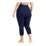 Ideology New Womens Plus Stretch High Rise Leggings Blue 2X Photo 1