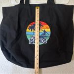 Islands Surfer Vibe Black Tote Bag Photo 1