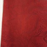 Wired Heart L Western Polished Cotton Laser Paisley Print Cowgirl Snap Shirt Red Size L Photo 2