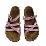 Birkenstock Betula Pink Strappy sandals 38 US 7 Slip On Beach Walking Comfy Photo 1