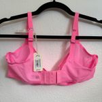 Aerie NWT  Smoothez Mesh Balconette Unlined Bra in Hot Pink Photo 2