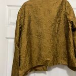 Gold Beaded Open Front Jacket Size XL Photo 1